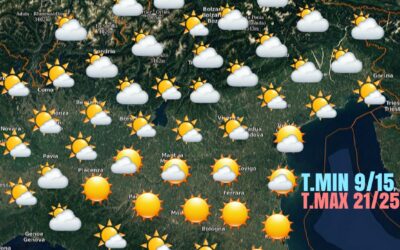 LE PREVISIONI PER LUNEDÌ 31 MAGGIO