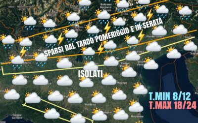 LE PREVISIONI PER DOMENICA 16 MAGGIO
