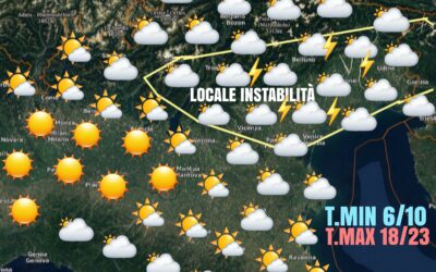 LE PREVISIONI PER GIOVEDÌ 20 MAGGIO