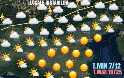 LE PREVISIONI PER VENERDÌ 21 MAGGIO