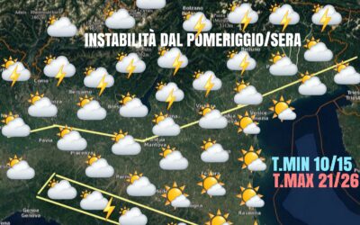WEEK END DISCRETO MA CON TRATTI DI INSTABILITÁ E CALO TERMICO…