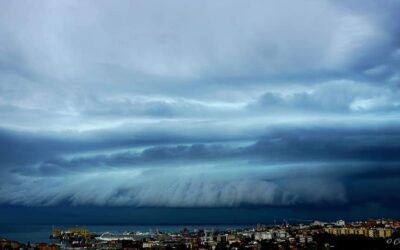 Temporale a Trieste ieri….