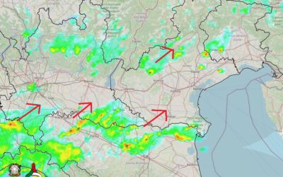 Peggioramento in atto nelle regioni del Nord