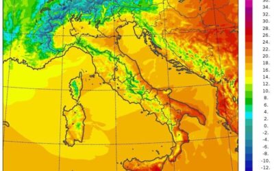 Temperature minime Domenica 2 Maggio