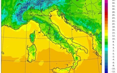 Temperature minime di oggi, 4 Maggio