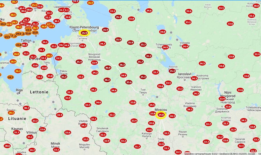 Numerosi record in Russia