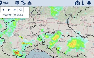 Situazione alle 20.45 di lunedì 7 Giugno
