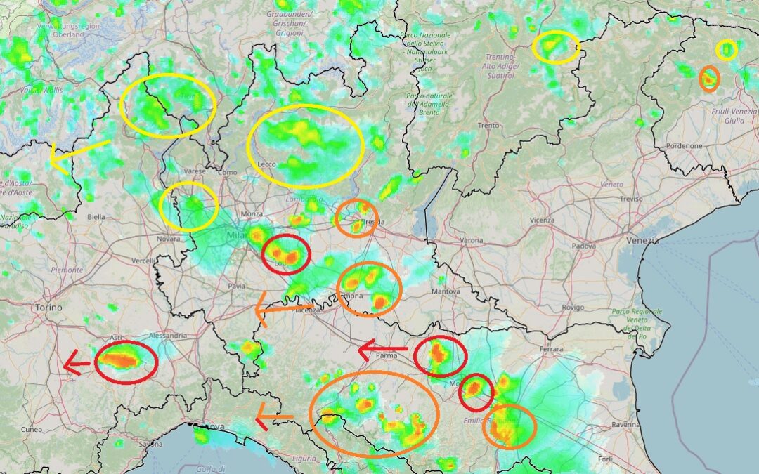 Situazione live alle 16.50 di martedì 8 Giugno
