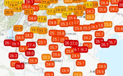 Situazione attuale…. nottata tropicale…..