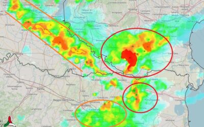 Situazione live alle 17.20 : Attenzione nelle zone in ” rosso “