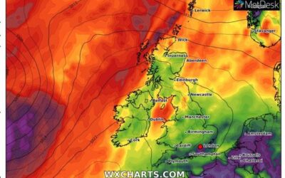 Aumento del caldo anche nel Regno Unito e in Francia