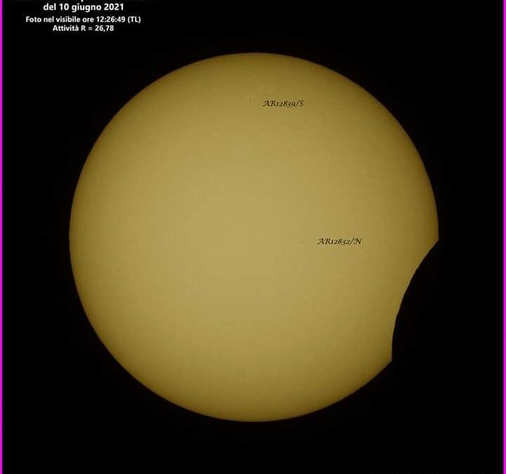 Foto dell’Eclissi Anulare Parziale di Sole del 10 Giugno
