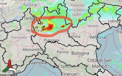 Situazione live: supercella in Lombardia