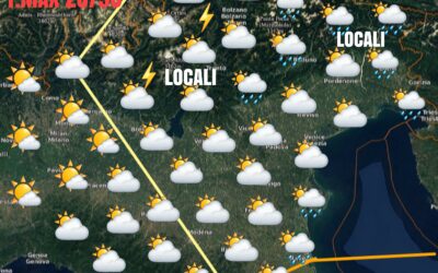SABATO 17 LUGLIO: ANCORA VARIABILITÀ. DOMENICA PIÚ STABILE E CALDO.