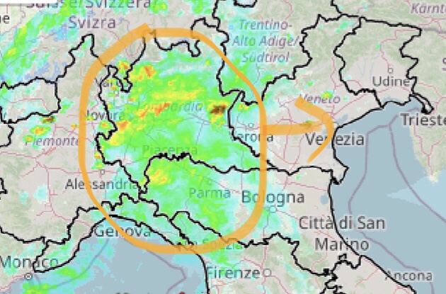 Situazione live alle 14.50 di domenica 4 Luglio