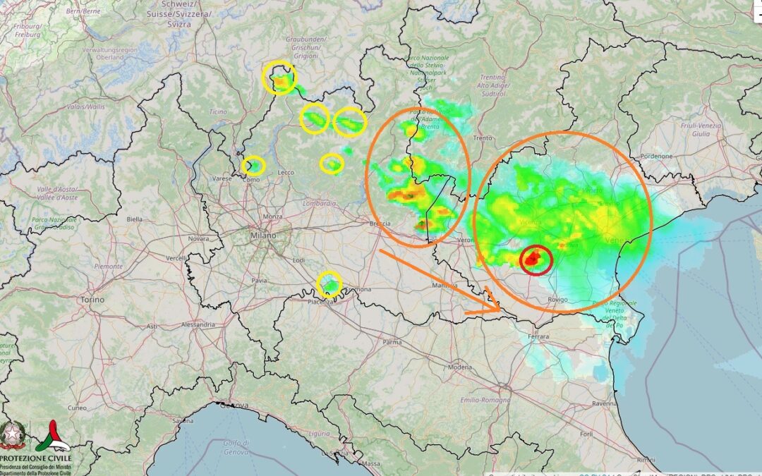Situazione live alle 23.50 di giovedì 22 Luglio