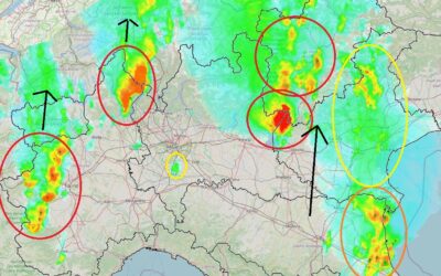 Situazione live alle 15.00 di martedì 13 Luglio