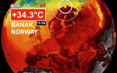 Record di caldo in Scandinavia: +34°C