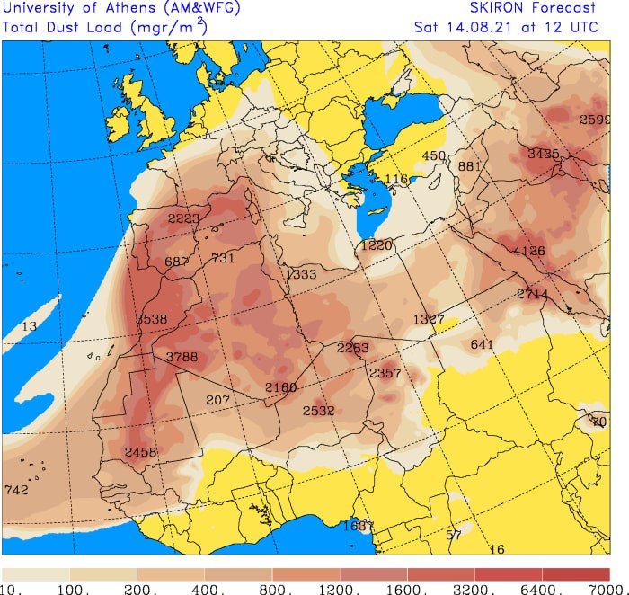 Settimana in compagnia anche della Sabbia del Sahara