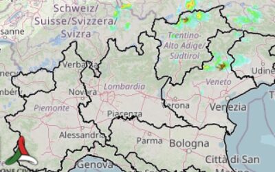 Temporali anche intensi al Nord-Est
