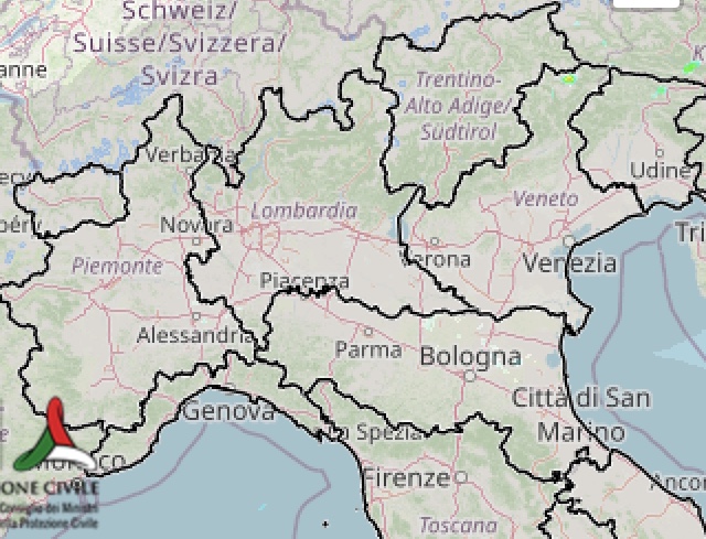 Situazione live: inizia l’instabilità al Nord
