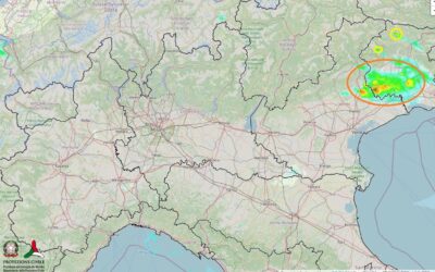 Situazione live: continua il temporale al Nord-Est
