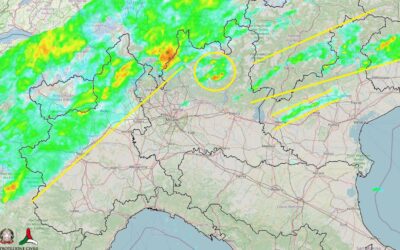 Situazione live: piogge anche abbondanti al Nord