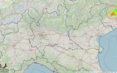 Situazione live: un forte temporale al Nord-Est