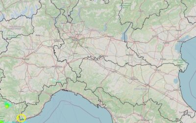 Situazione live: un piccolo rovescio al Nord