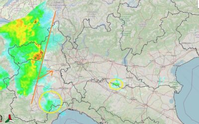 Situazione live: piogge e temporali in parte del Nord