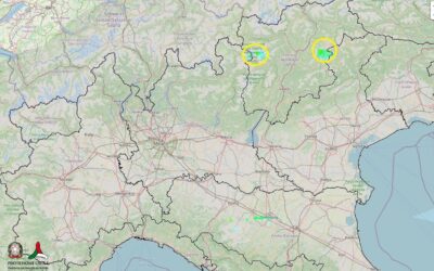 Situazione live con alcune piogge al Nord