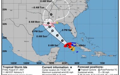 URAGANO IDA. CUBA E POI LOUISIANA NEL MIRINO.