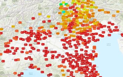Situazione live con Sole in tutto il Nord e temperature gradevoli