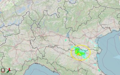 Situazione live: un rovescio in Emilia