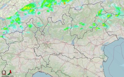 Situazione live di domenica 2 Agosto con temporali al Nord-Est