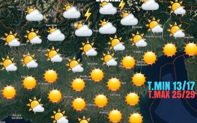 DOMENICA STABILE E SOLEGGIATA. ESTATE SETTEMBRINA IN FORMA ANCHE PER LA PROSSIMA SETTIMANA