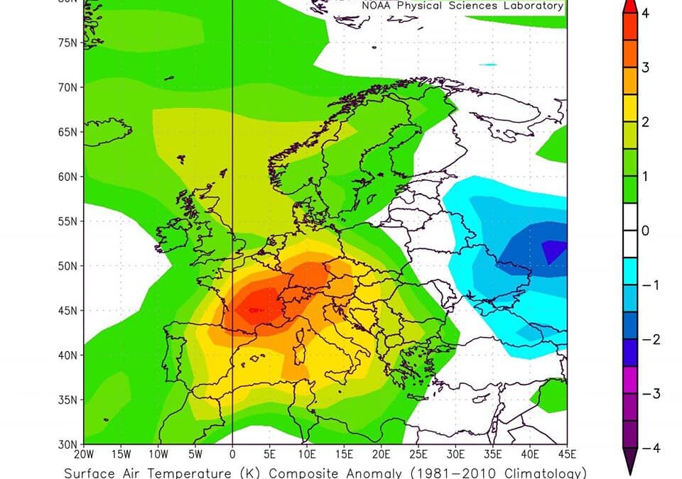 Come è stata l’estate 2021 secondo ECMWF?