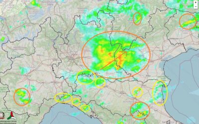 Situazione live di venerdì 17 Settembre: piogge intense al Nord, anche con presenza di temporali