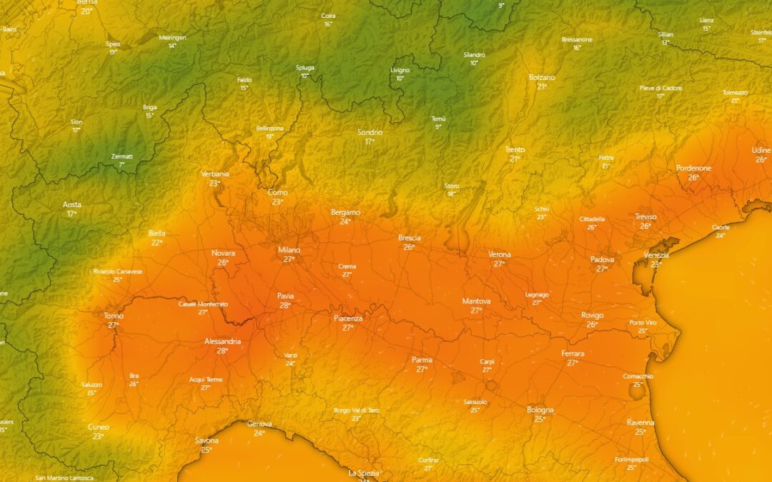 Situazione live di mercoledì 1 Settembre