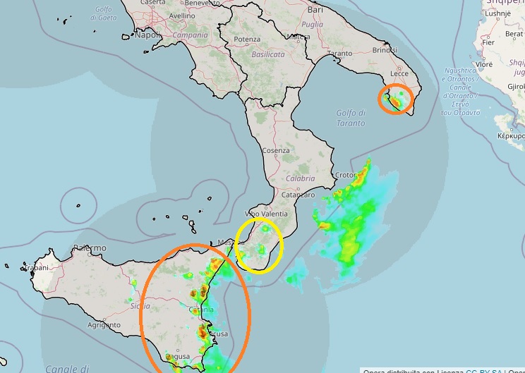 Situazione live di martedì 7 Settembre: uno sguardo anche al Centro-Sud Italia