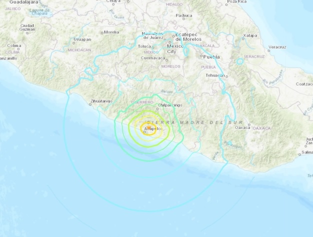 Forte scossa di terremoto in Messico