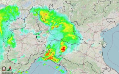 Situazione live di domenica 26 Settembre con vari temporali al Nord