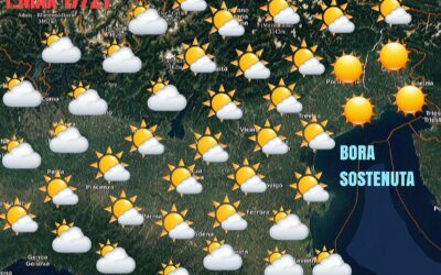 WEEK-END STABILE, A TRATTI VENTOSO E CON TEMPERATURE SOTTOMEDIA.