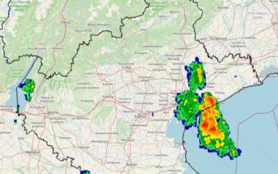 Situazione live di mercoledì 13 Ottobre ed uno sguardo alle temperature per i prossimi giorni