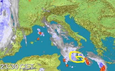 Medicane sempre nel mar Mediterraneo