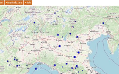 La lista dei terremoti al Nord negli ultimi 7 giorni