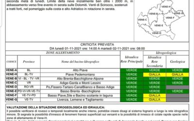 ALLERTA REGIONE VENETO