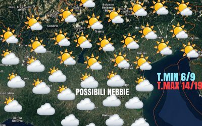 VENERDÌ 12 NOVEMBRE: VARIABILITÀ A TRATTI. PEGGIORAMENTO DOMENICALE.
