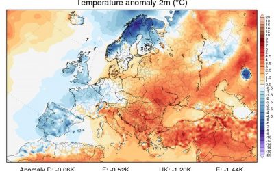 Anomalie termiche del 22 Novembre