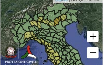 Allerta dalla protezione civile